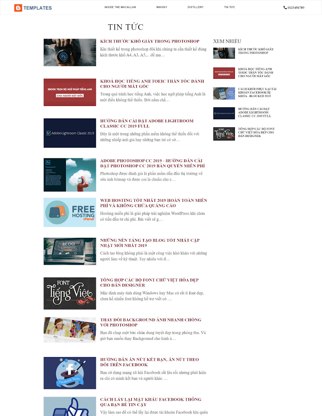 Giao diện web landing page bán rượu